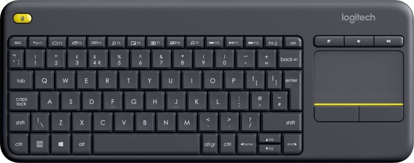 Klávesnice Logitech Wireless Touch Keyboard K400 Plus - UK