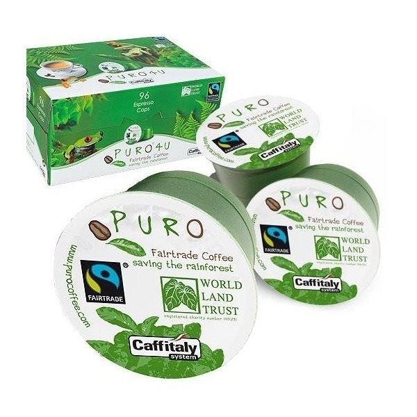 Kávové kapsle Puro Fairtrade 4U kompatibilní s Tchibo, Caffitaly 96 kusů