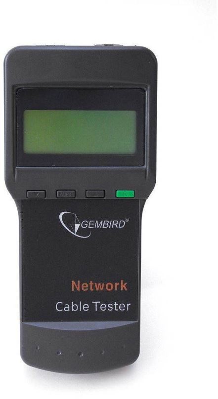 Tester kabelů Gembird NCT-3 Ethernet kabel tester pro RJ11/ RJ45/ RG58