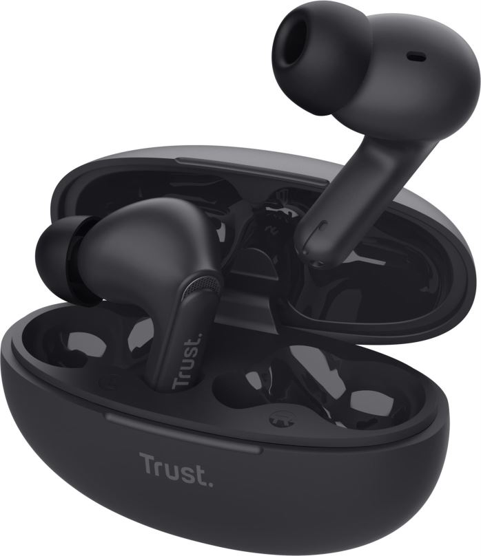 Bezdrátová sluchátka Trust YAVI ENC earbuds černá