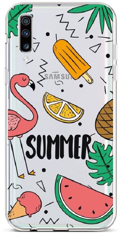 Kryt na mobil TopQ Samsung A70 silikon Summer 42495