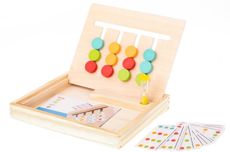 Interaktivní hračka Dřevěná vzdělávací hračka zápas barvy box