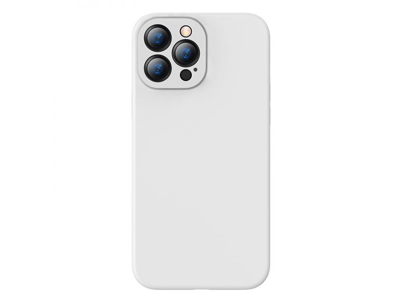 Baseus pouzdro pro iPhone 13 Pro Liquid Gel bílá