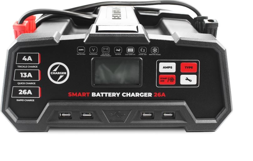 Nabíječka autobaterií BLACKMONT Battery Charger 26 A