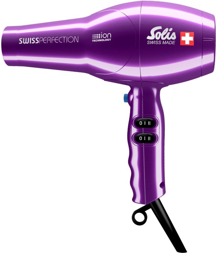 Fén na vlasy Solis Swiss Perfection, fialový