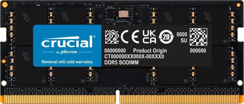 Operační paměť Crucial SO-DIMM 8GB DDR5 5600MHz CL46