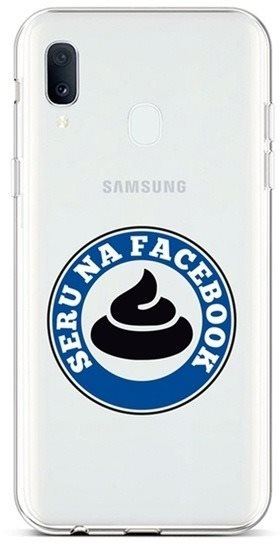 Kryt na mobil TopQ Samsung A20e silikon Facebook 42931