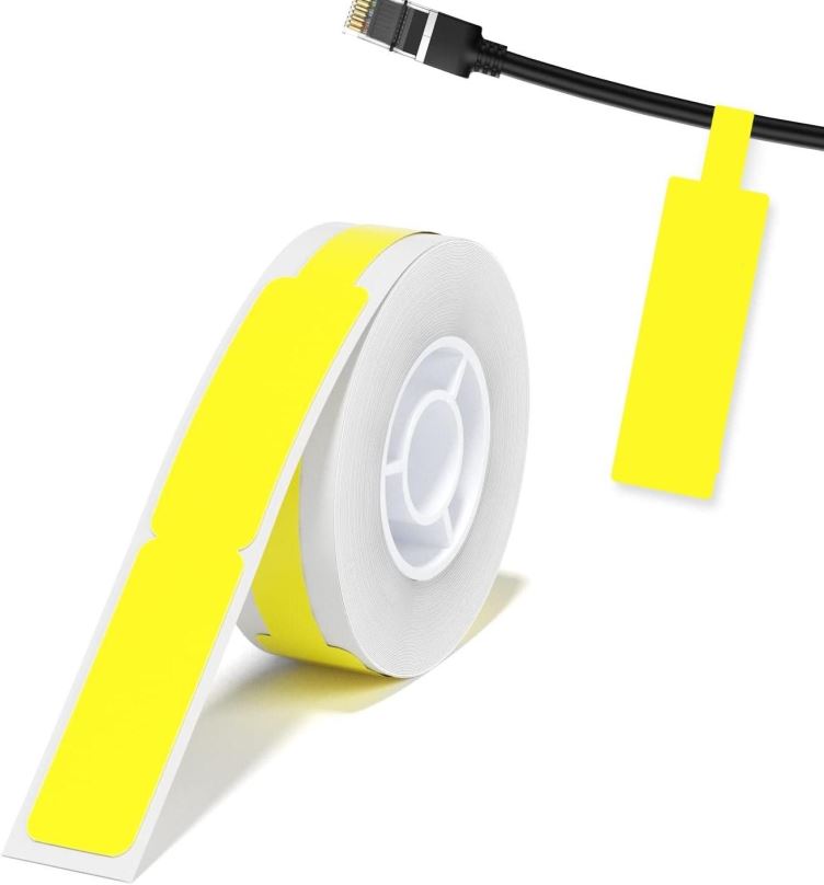 Etikety Niimbot štítky na kabely RXL 12,5x109mm 65ks Yellow pro D11 a D110