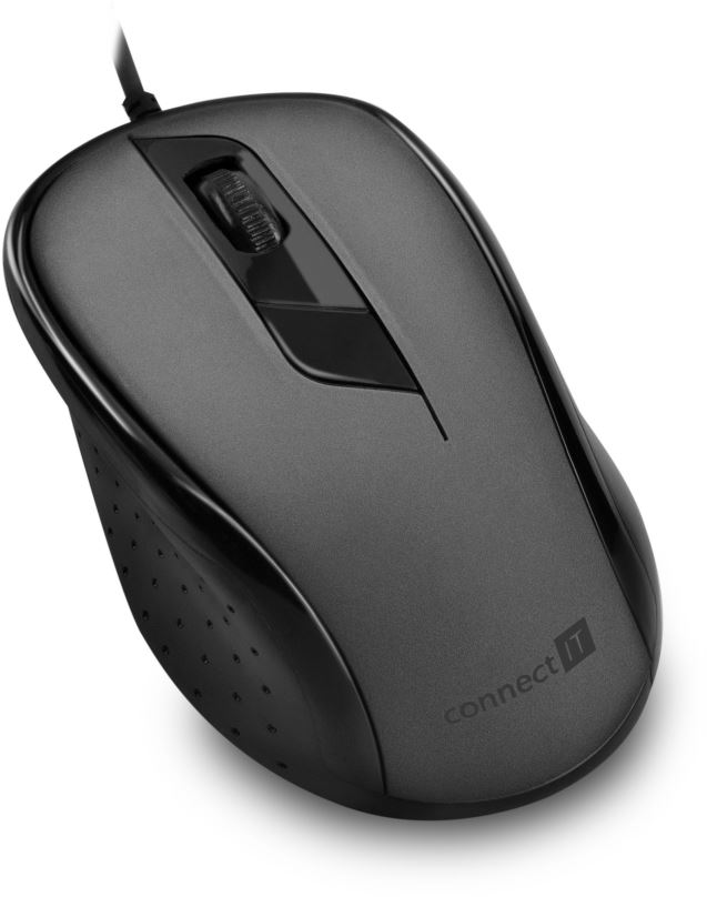 Myš CONNECT IT Optical USB mouse šedá