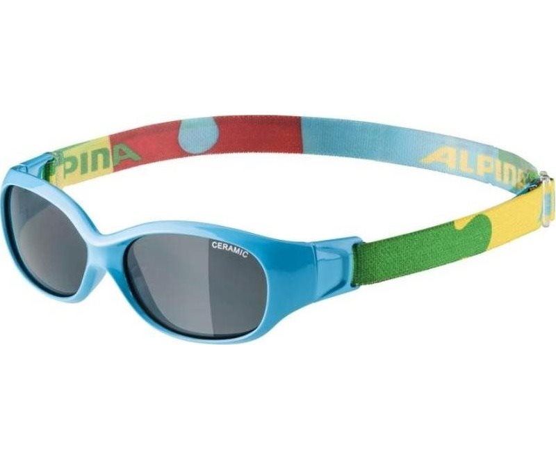 Cyklistické brýle Alpina Sports Flexxy Kids cyan-puzzle gloss