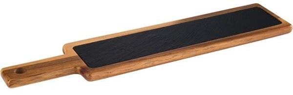 Prkénko APS Servírovací prkénko 43 x 12 cm, dřevo/břidlice