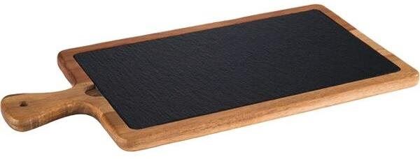 Prkénko APS Servírovací prkénko 33 x 20 cm, dřevo/břidlice