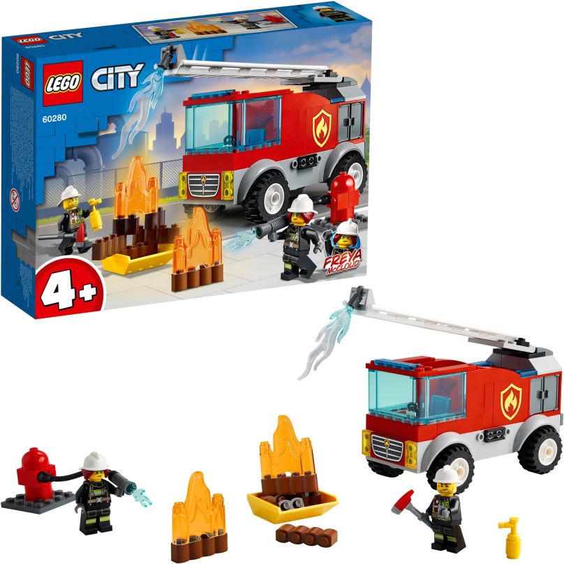 LEGO stavebnice LEGO® City 60280 Hasičské auto s žebříkem