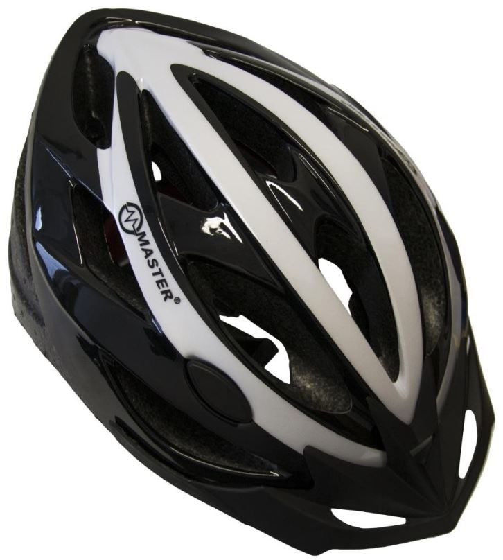 Helma na kolo Cyklo přilba MASTER Force, L, černo-bílá