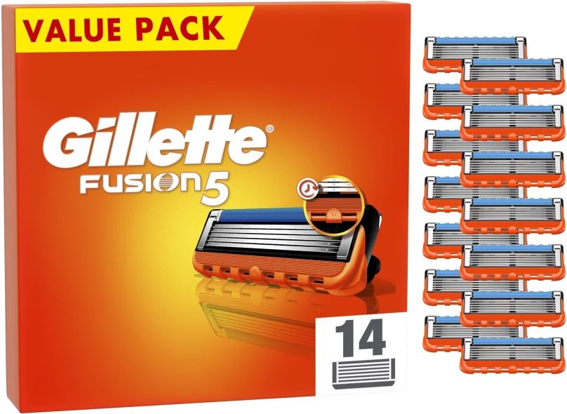 Pánské náhradní hlavice GILLETTE Fusion5 14 ks