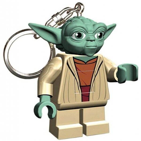 Svítící klíčenka LEGO Star Wars - Yoda