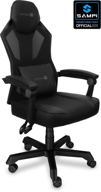 Herní židle CONNECT IT Monte Carlo CGC-2100-BK, black