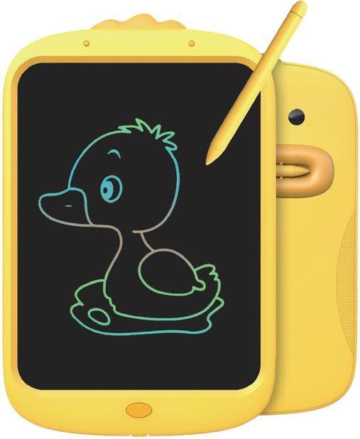 Elektronická kreslicí tabulka Dětský 10" tablet - žlutá kachna