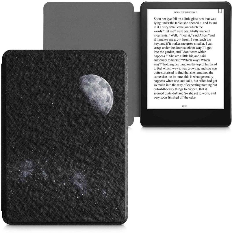 Pouzdro na čtečku knih KW Mobile - Moon - KW5625652 - Pouzdro pro Amazon Kindle Paperwhite 5 (2021) - černé
