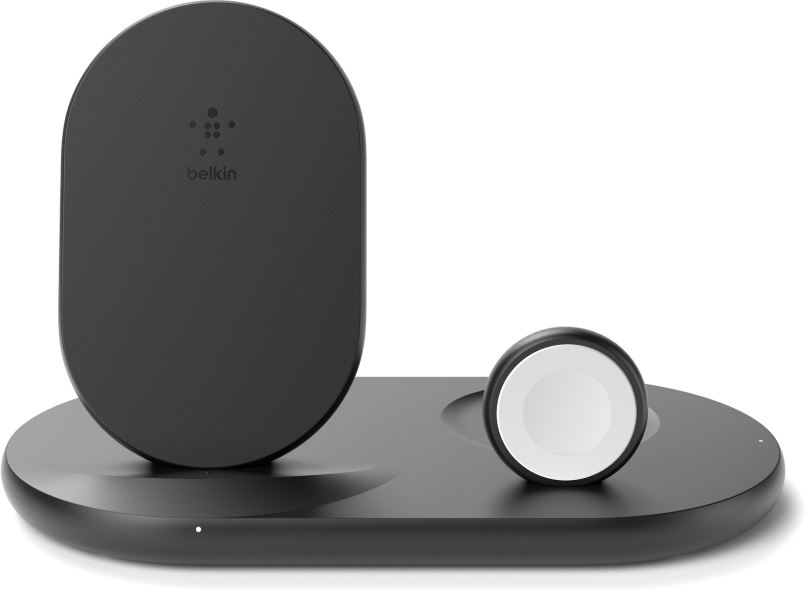 Bezdrátová nabíječka Belkin BOOST CHARGE 3v1 Bezdrátové nabíjení pro iPhone/Apple Watch/AirPods, černá