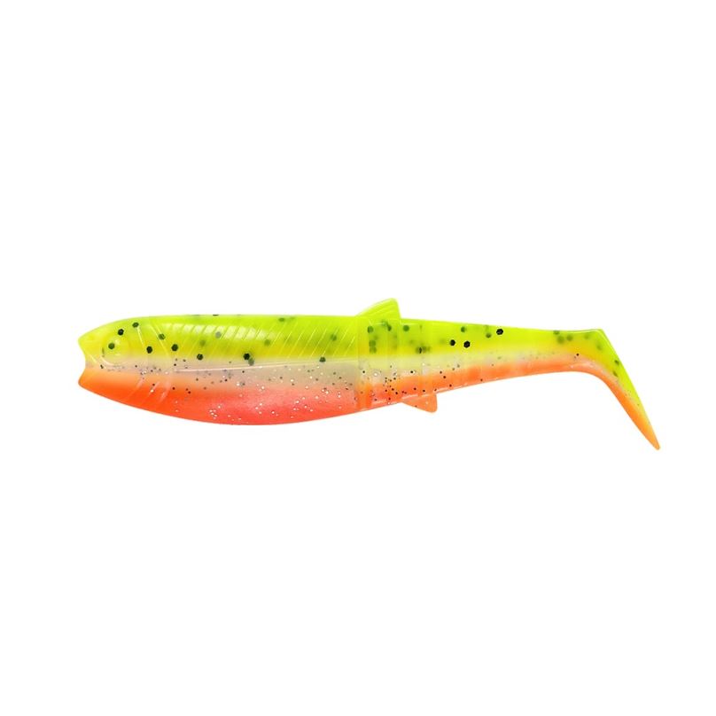 Savage Gear Gumová nástraha Cannibal Shad 12,5cm 20g Lemon Cracker Fluo 4ks