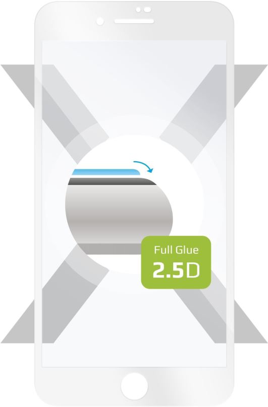 Ochranné sklo FIXED FullGlue-Cover pro Apple iPhone 7 Plus/8 Plus bílé