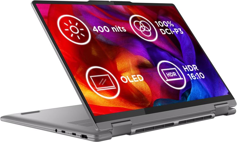 Tablet PC Lenovo Yoga 7 2-in-1 14AHP9 Arctic Grey celokovový + aktivní stylus Lenovo