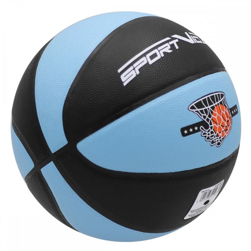 Basketbalový míč Basketbalový míč vel. 7, černo-modrý