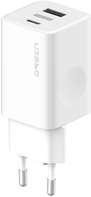 Nabíječka do sítě Eloop Orsen GaN 45W Charger USB-A + USB-C White