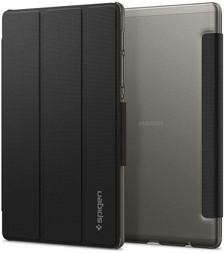 Pouzdro na tablet Spigen Liquid Air Folio Black Samsung Galaxy Tab A7 Lite