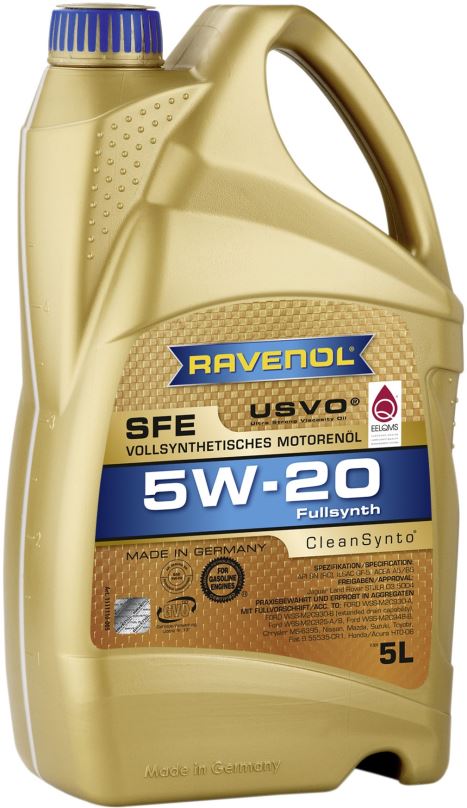 Motorový olej RAVENOL Super Fuel Economy SFE SAE 5W-20, 5 L