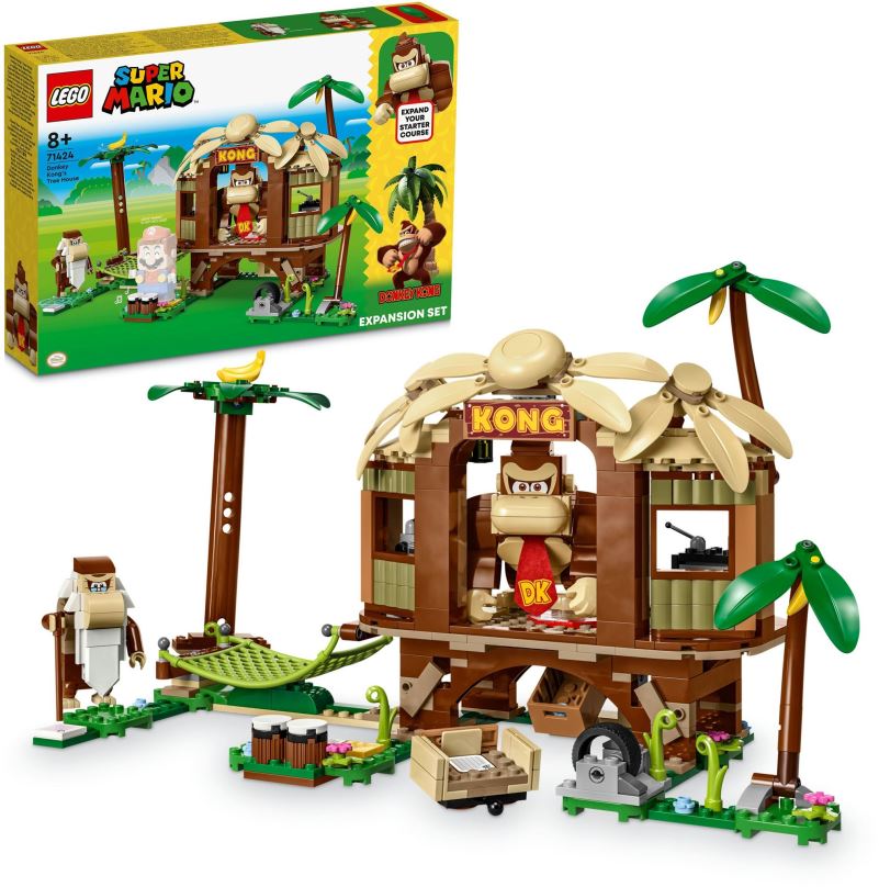 LEGO stavebnice LEGO® Super Mario™ 71424 Donkey Kongův dům na stromě – rozšiřující set