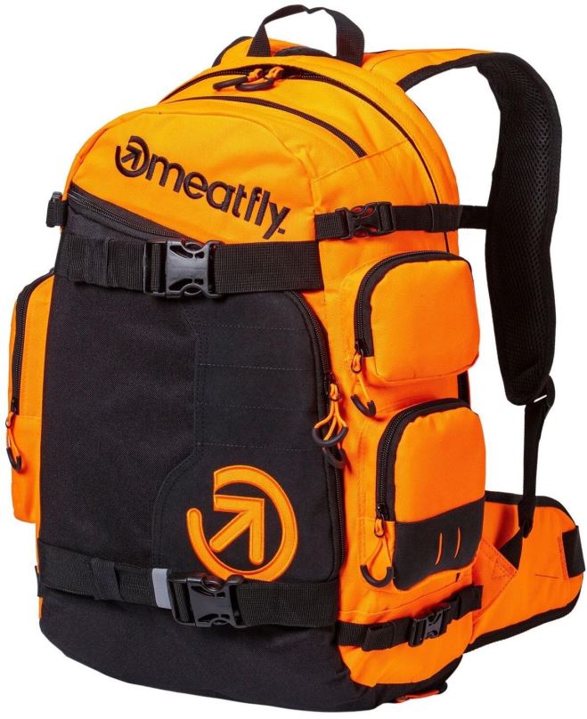 Městský batoh Meatfly Wanderer Safety Orange 28 L