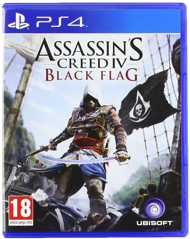 Hra na konzoli Assassins Creed IV: Black Flag - PS4