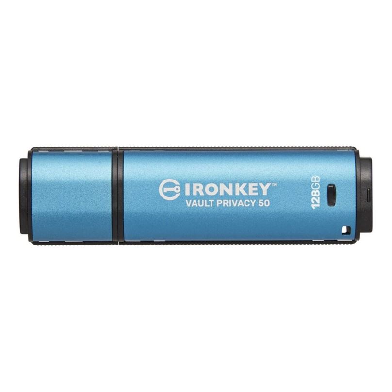 VP50/128GB/250MBps/USB 3.2/USB-A/+ Adaptér/Modrá