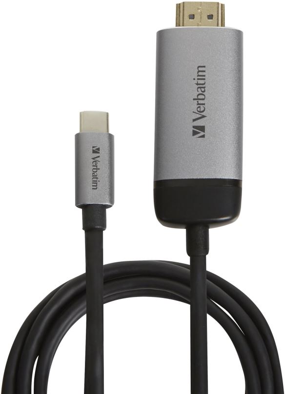 Video kabel VERBATIM USB-C TO HDMI 4K ADAPTER - USB 3.1 GEN 1/HDMI 1.5M