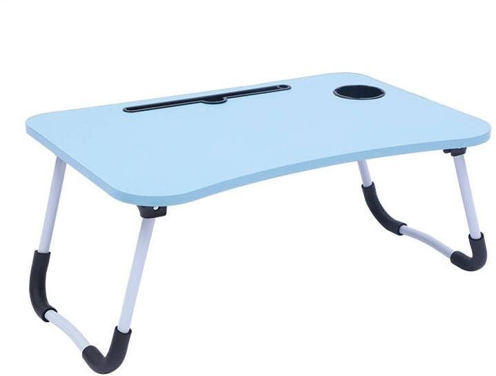 Stolek na notebook MDS Skládací stolek pod notebook  60 x 27 x 40 cm, modrý