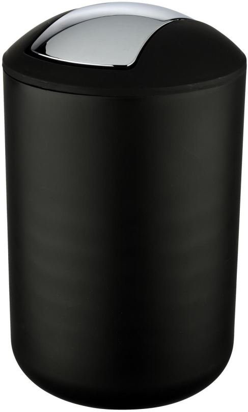 Odpadkový koš WENKO BRASIL - Koš s otočným víkem 20x20x31 cm, černý