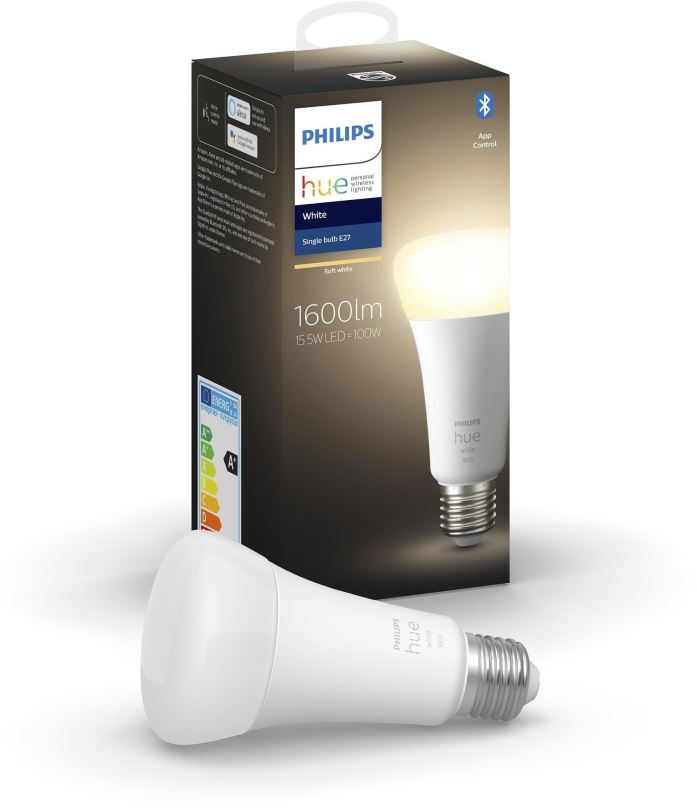 LED žárovka Philips Hue White 15,5W E27