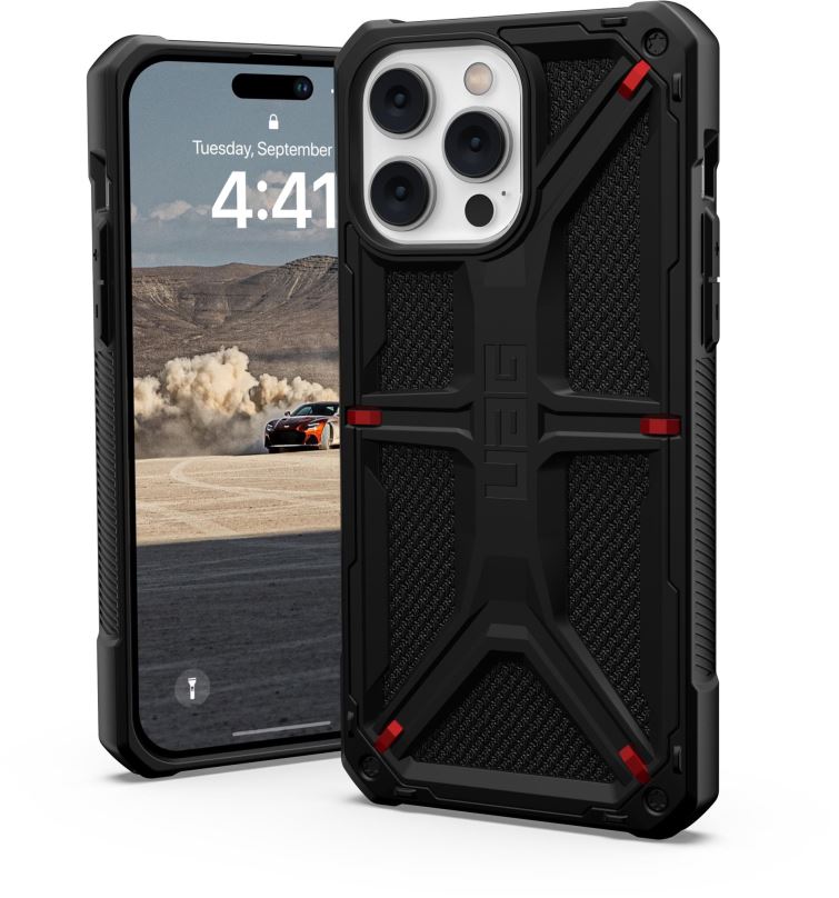 Kryt na mobil UAG Monarch Kevlar Black iPhone 14 Pro Max