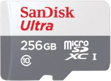 Paměťová karta SanDisk MicroSDXC 256GB Ultra Lite + SD adaptér
