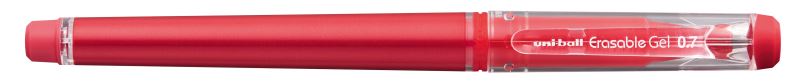 UNI UF-222-07 gumovatelné pero s víčkem Barva: Červená