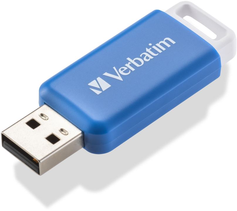 Flash disk Verbatim Store 'n' Go DataBar 64GB, modrá