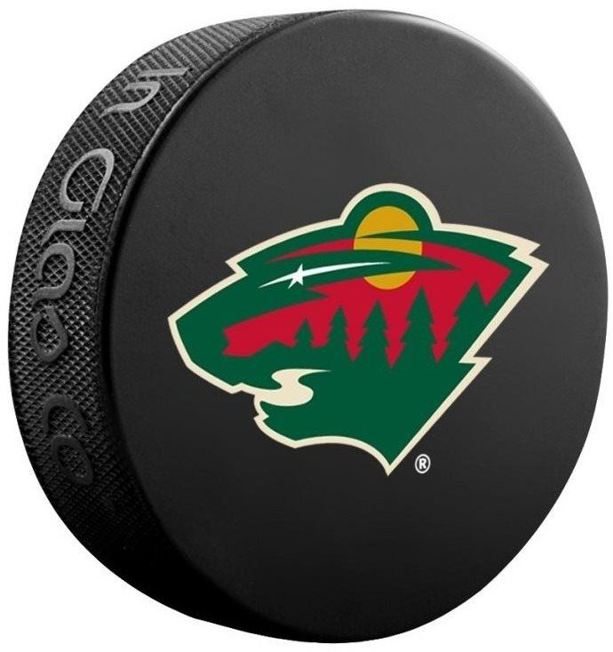 Puk InGlasCo NHL Logo Blister, 1 ks, Minnesota Wild