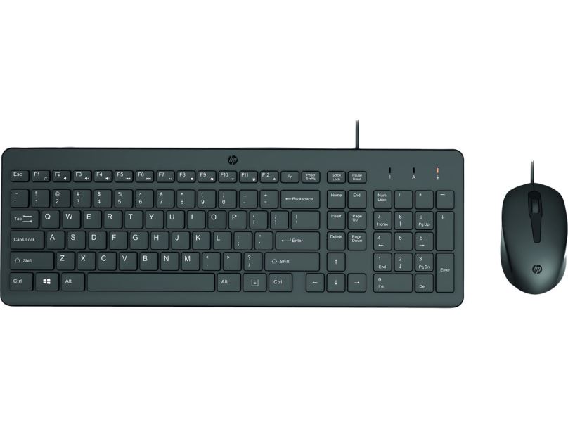 Set klávesnice a myši HP 150 Wired Mouse and Keyboard - US