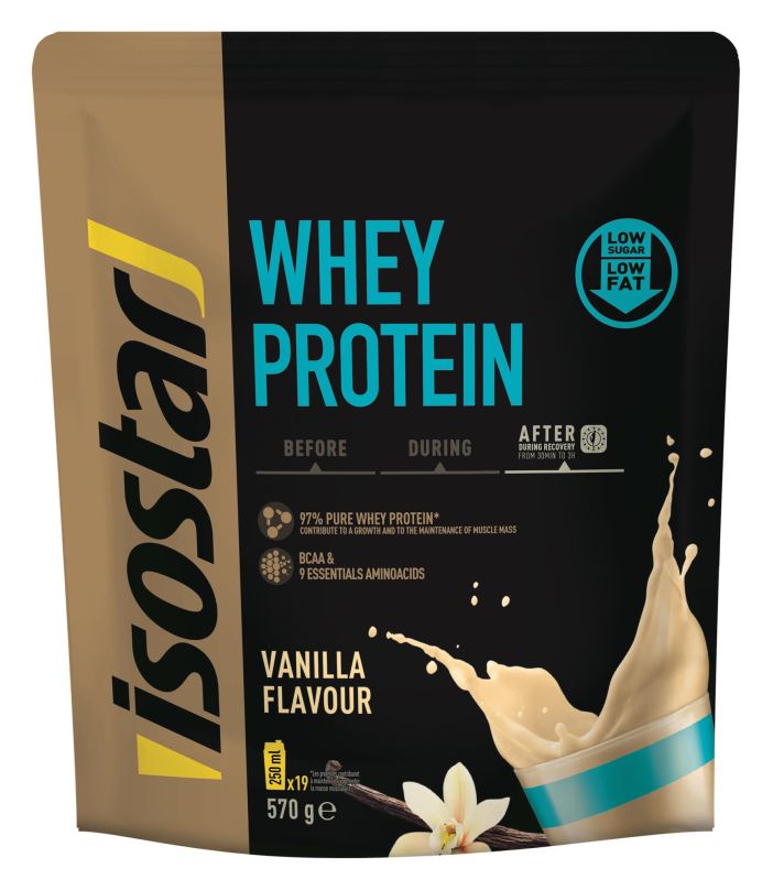 Protein Isostar Whey Protein 570g Vanilka