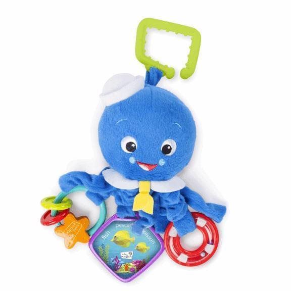 Hračka na kočárek DISNEY BABY Hračka aktívni chobotnička na C-kroužku Octopus™