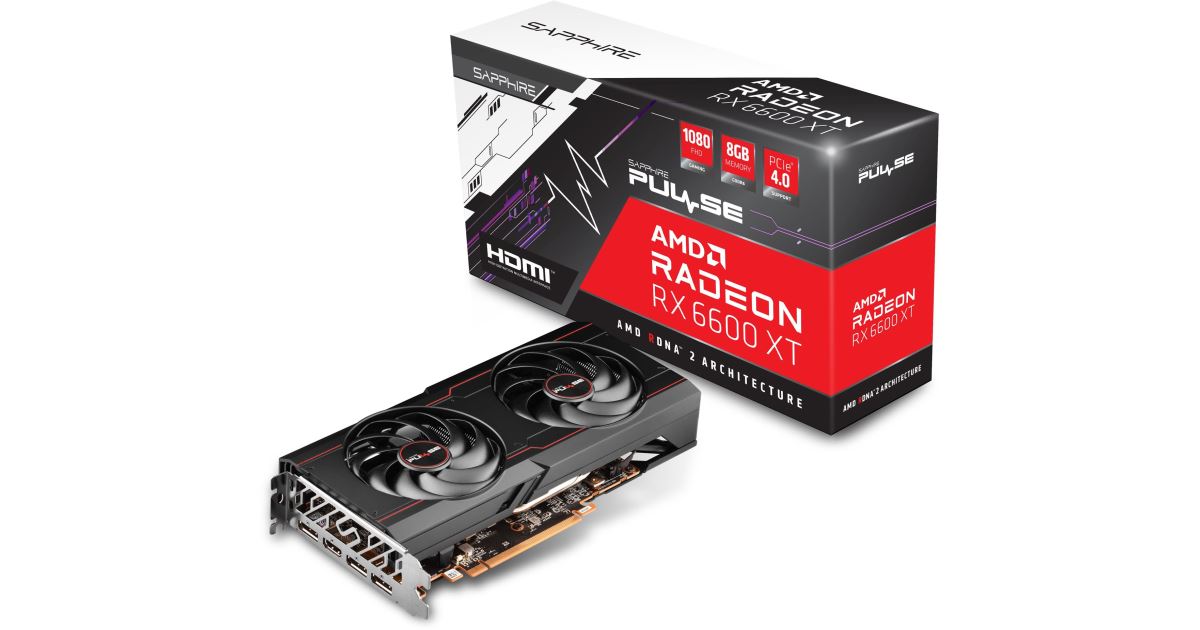 Grafická karta SAPPHIRE PULSE Radeon RX 6600 XT GAMING OC 8GB