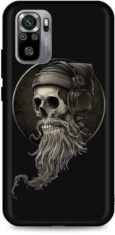 Kryt na mobil TopQ Xiaomi Redmi Note 10S silikon Music Skeleton 62314
