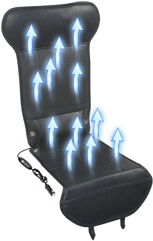 Autopotah COMPASS Potah sedadla s ventilací 12V STRICK AIR black